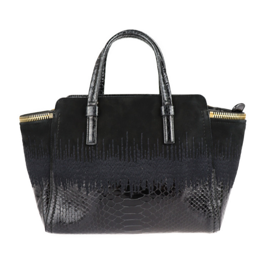 Salvatore Ferragamo Gancini Python Black - image 3